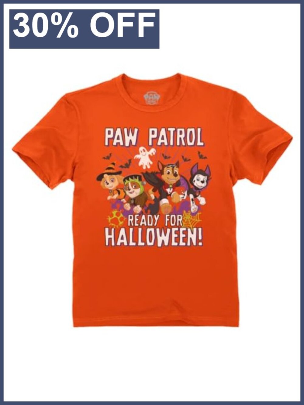 Paw Patrol Halloween Toddler Kids Graphic Tee Shirt
